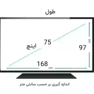 محافظ صفحه تلویزیون 75 اینچ